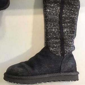 Ugg Camaya sequin boots, Women’s size 8.